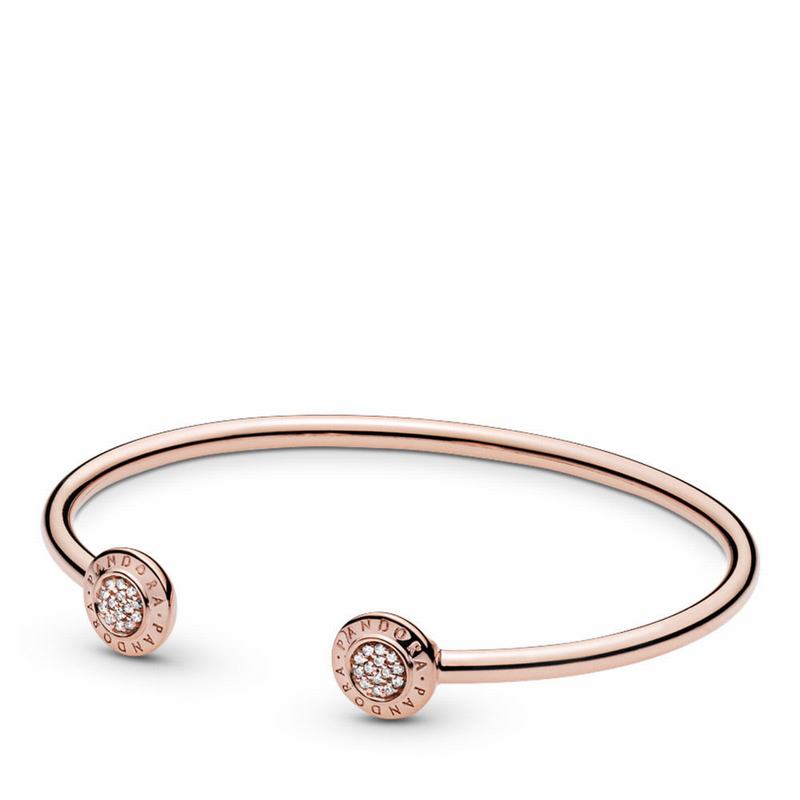 Pandora Rose™ Signature Open Bangle Bracelet NZ (178935-IGW)